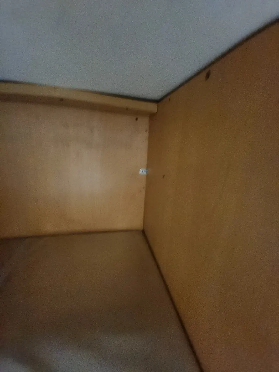 하부장 처짐 — 고정한 하부장 안쪽